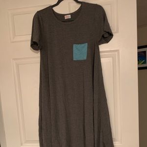Small grey lularoe Carly